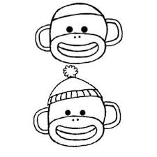 The spruce / miguel co these thanksgiving coloring pages can be printed off in minutes, making them a quick activ. Tapazolli Illustration Sock Monkey For Yvonne Monkey Coloring Pages Monkey Drawing Sock Monkey Party
