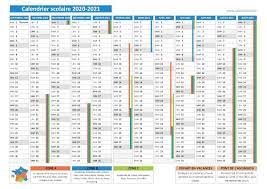 Sélectionnez l'année scolaire, l'orientation en portrait ou en paysage, s'il est vierge ou pas, et cliquez sur le bouton bleu. Calendrier Scolaire 2020 2021 A Imprimer Pdf