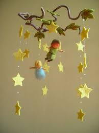 Peter Pan And Wendy Mobile Like Waldorf By Naturechild On Etsy Naaldvilten Antroposofie Elfen