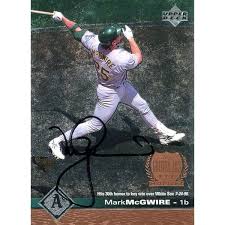 Scegli la consegna gratis per riparmiare di più. Mark Mcgwire Autographed 1997 Upper Deck Card