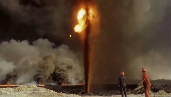 A haunting meditation on destruction, Lessons of Darkness (1992) finds  Werner Herzog capturing the aftermath of the Gulf War with unflinching  artistry. In the burning oil fields of Kuwait, firestorms ...