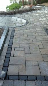 45 Inspiring Paving Stone Driveway Your Home Look Beautiful Let S Diy Home Stone Patio Designs Pavers Backyard Patio Pavers Design