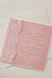 Lace Wedding Invitation Vintage Romantic Pink Pastel Color Trendy Wedding Invitations Wedding Invitations Vintage Wedding Invitations Lace