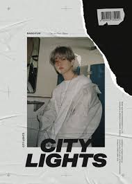 Baekhyun City Lights Desain Grafis Desain Poster Inspirasi Desain Grafis