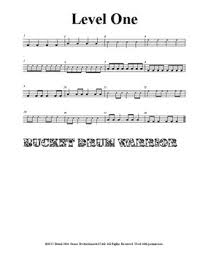 This sheet music pdf accompanies the drum lesson taking it to the next level. read more. Bucket Drumming Music Worksheets Teaching Resources Tpt