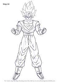 Goku woudn't put too much faith in gotenks for no reason, heck, he didn't even know gotenks could go super saiyan 3 and was. Learn How To Draw Goku Super Saiyan From Dragon Ball Z Dragon Ball Z Step By Step Drawing Tutorials Goku Drawing Super Coloring Pages Drawing Goku
