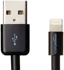 Amazonbasics Apple Certified Lightning To Usb Cable 3 Feet 0 9 Meters Black Usb Usb Cable Cell Phone Accessories