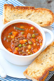 My favorite homemade vegetable soup recipe! Shortcut Beef Vegetable Soup The Fountain Avenue Kitchen