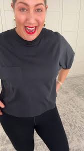 elm crop tee with Nat Angel from @letmetrybeforeyourbuy