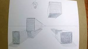 In this perspective drawing worksheet, 10th graders solve and complete 6 different types of problems. How To Draw Boxes In 1 Point Perspective Youtube