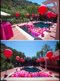 Some popular pool party decorations include, tiki torches, lanterns, flowers, balloons, signs for food and drink stations, colourful tablecloths, etc.12 x alternatively, if your pool party has a specific theme, you will want your decorations to match the theme. Girl Birthday Pool Party Decorations Novocom Top