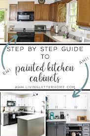 Painting Kitchen Cabinets White The Saga Continues Living Letter Home Kitchen Cabinets Clean Kitchen Cabinets White Kitchen Cabinets