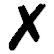 Letter X PNG Pic