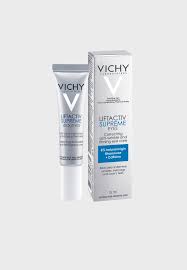 Apply liftactiv vitamin c brightening skin corrector on clean and dry skin as the 1st step of + vichy mineralizing thermal water travels 4000 metres underground through the volcanic region of liftactiv serum 10 supreme. Buy Vichy Liftactiv Supreme Eye Cream For Wrinkles 15ml For Women In Dubai Abu Dhabi