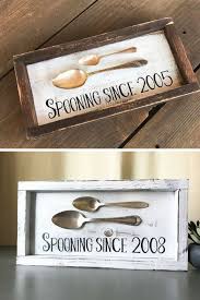 Spooning Since Sign Home Decor Rustic Home Decor Wedding Gift Wall Art Custom Year Wood Sign Anniversary Gif With Images House Decor Rustic Rustic Diy Diy Wall Decor