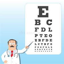 Download this snellen eye chart photo now. Optikerdoktor Mit Snellen Sehtafel Doktor Vektor Abbildung Illustration Von Freundlich Hand 91741385