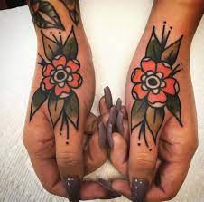 19 Tattoo Hand Traditional Old School Traditional Hand Tattoo Traditional Rose Tattoos Traditional Tattoo Flowers