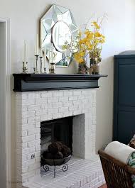 Check spelling or type a new query. Red Brick Fireplace With Black Mantel Novocom Top