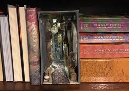 Harry Potter Book Nook Shelf Insert Etsy In 2020 Book Nooks Books Harry Potter