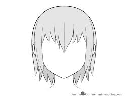 Anime hair drawings in pencil. How To Draw Wet Anime Hair Step By Step Animeoutline