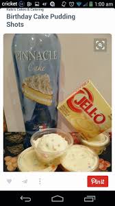 Then whisk in the bailey's almande and milk, and finally stir in the cake vodka. Collections Of Birthday Cake Pudding Shots