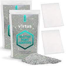 Choose from hemway glitter paint additive, clear glitter glaze or get the complete set with hemway glitter chalk paint. V1rtus Silver Holographic Glitter Paint Additive 200g New 2020 2 X Finishing Buffing Pads Included Mix With Any Acrylic Paint For Luminous Finish On Interior Or Exterior Walls Ceilings And Wood Amazon Com