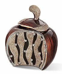 Ok Lighting Ok 4265jx Sunset Ripples Decorative Box Brown New For Sale Online