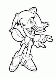Sonic the hedgehog characters colouring. Characters Coloring Pages Archives Coloring 4kids Com