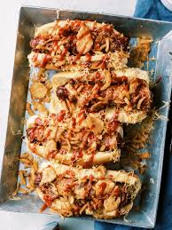 • hot dog & french fries on a stick. Cowboy Dogs With Bush S Homestyle Baked Beans Dad With A Pan