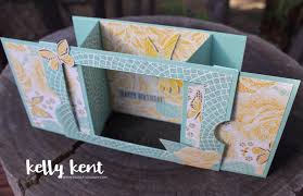 Fold the card in half. Fancy Fold Theatre Card Kelly Kent Fancy Fold Card Tutorials Fancy Fold Cards Fun Fold Cards