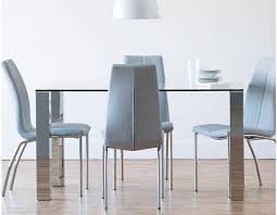Macao Glass And Stainless Steel Dining Table Structube Stainless Steel Dining Table Dining Room Interiors Steel Dining Table