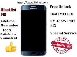 Unlock samsung galaxy s6 edge free wouldn't it be great if there were a secure and simple way to unlock your samsung galaxy s6 edge phone for free and without violating your valuable warranty or risking any damage? Samsung Galaxy S6 Edge Bad Imei Repair