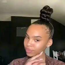 Top Knot Video Top Knot Hairstyles Hair Ponytail Styles Natural Hair Bun Styles