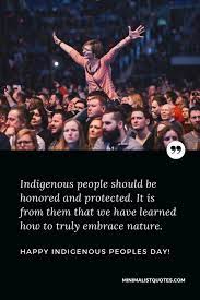 Indigenous People S Day Wishes Messages Minimalist Quotes