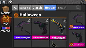 The official subreddit for murder mystery 2! Trading Those Hallow Gun Doing 2 Hallow Gun For Hallow Scythe And Add Best Add Is Batwing And Icewing Murdermystery2