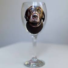 This is the most important part of your order, crucial to the quality of your final pet. Dog Portrait Painted Dog Wine Glass Custom Dog Wine Glass Wine Glasses Charms Barware Bookanyexpert Com