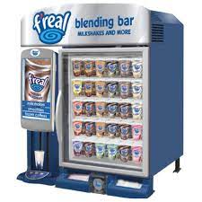 Freal Smoothies Milkshake Machine Vending Machine Design Candy Store Display
