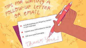 Follow Up Email Messages And Letters For Interviews
