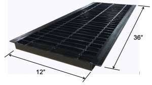 The drain is useful for subsurface drainage, gutters and driveways. Metalsdepot Driveway Trench Grates Floor Drain Covers