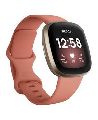 Fitbit Versa 3 Pink Clay Strap Smart Watch 39mm Reviews Watches Jewelry Watches Macy S In 2020 Smart Watch Fitbit Buy Fitbit