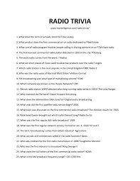 2000s music quiz questions and answers uk. 19 Useful Radio Trivia To Know Value Love What You Hear More