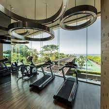 Fitness center gym bathroom designs. Modern Home Gym Interior Design Novocom Top