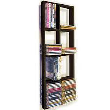 This particular shelf is colored with a red mahogany stain. Iris Double Wall Mounted Cd Dvd Blu Ray Storage Shelf Black Brown Chw1044 Ebay