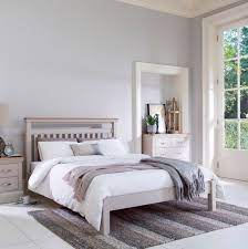 lit 2 places chene et pin 180 cm portland bed frame bedroom collections furniture furniture