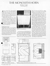 Bruce Edgar Monolith Horn — Retro Vintage Modern Hi-Fi