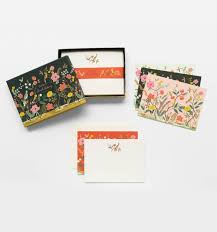 Shanghai Garden Set Of 12 Assorted Flat Notes Envelopes Stationery Set Social Stationery Stationery