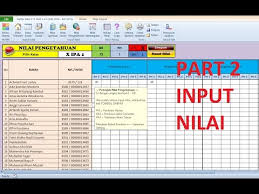 Menjumlah nilai per mata pelajaran dari semester 1 sampai lima dan kemudian membaginya dengan 5. Part 2 Raport K13 Sma Input Nilai Sikap Pengetahuan Dan Ketrampilan Youtube