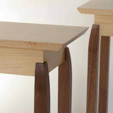 Pair Of End Tables Narrow Furniture Set Rectangular Wood Etsy Furniture End Tables End Tables With Drawers