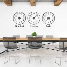 This time zone changed from daylight savings to standard time at 2:00 am travelmath provides a database of time zones all over the world. Time Zone Wall Sticker Clocks Wall Chimp Uk