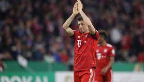 Robert lewandowski celebrates after scoring his fifth goal in bayern munich's victory over wolfsburg. Bayern Munich S Robert Lewandowski Joins Bundesliga S Exclusive 200 Club Sport360 News